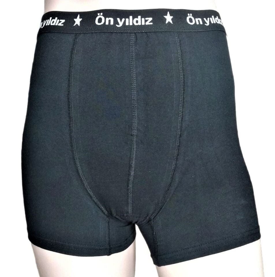 10'lu Paket Önyıldız Premium Kalite Likralı %100 Pamuk Erkek Boxer