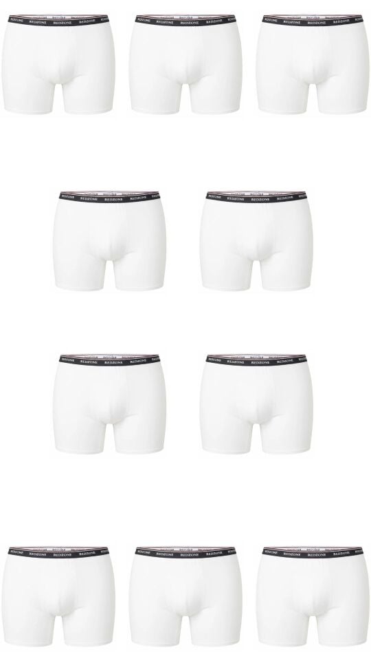 10 Adet Erkek Büyük Beden Likralı Bambu Boxer