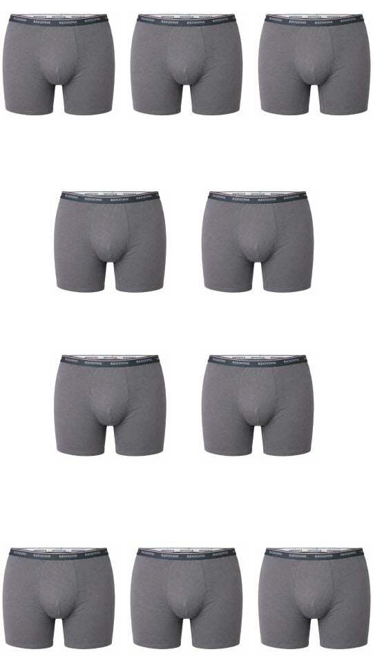 10 Adet Erkek Büyük Beden Likralı Bambu Boxer