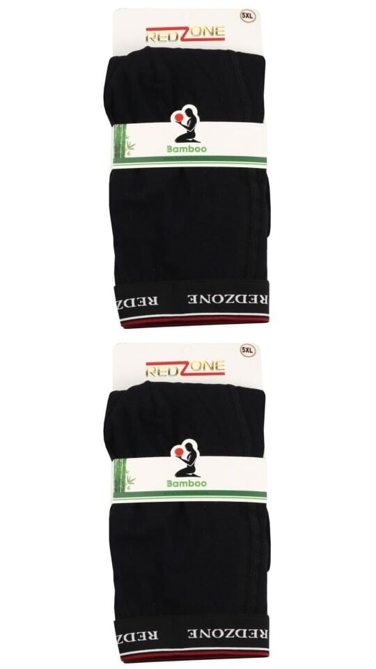 2 Adet Erkek Büyük Beden Likralı Bambu Boxer