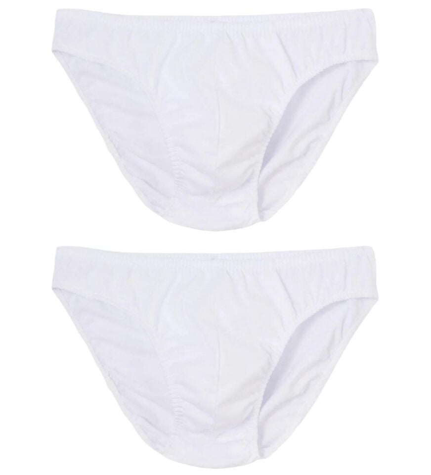 2 Adet Erkek % 100 Pamuk Önyıldız Kom Slip