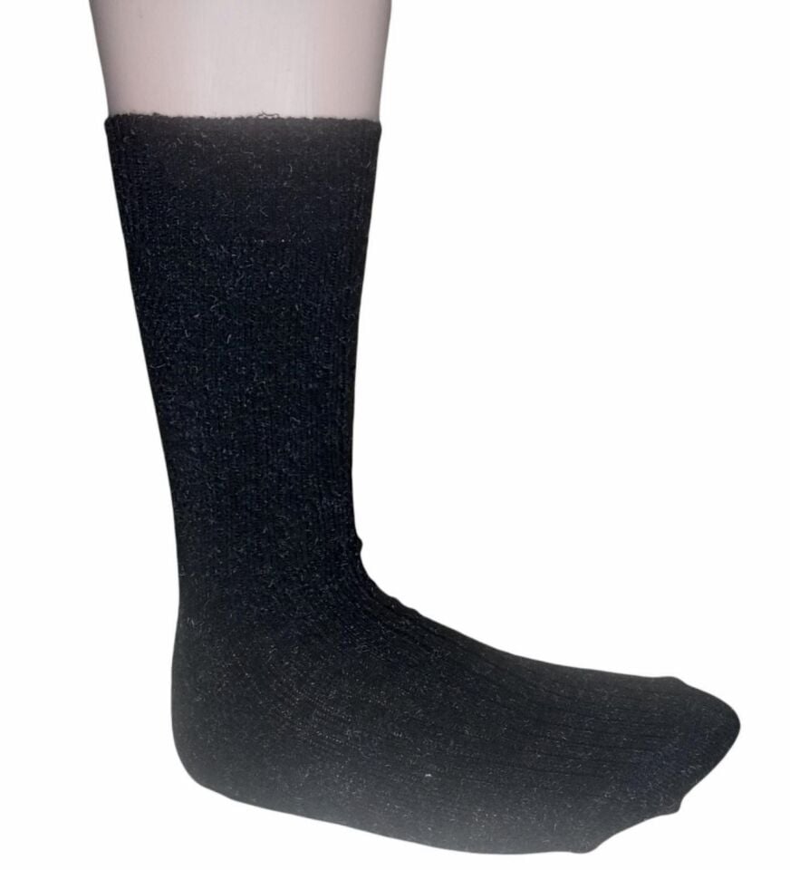3 LÜ PAKET AYAĞI SIKMAYAN ÖZEL LASTİKLİ ERKEK BÜYÜK NUMARA LAMBSWOOL TERMAL ERKEK ÇORABI