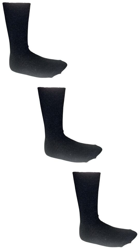 3 LÜ PAKET AYAĞI SIKMAYAN ÖZEL LASTİKLİ ERKEK BÜYÜK NUMARA LAMBSWOOL TERMAL ERKEK ÇORABI
