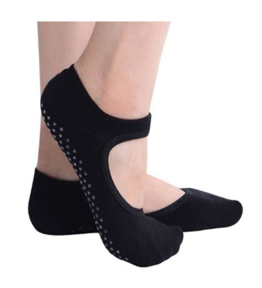 Kaydırmaz Taban Silikonlu Yoga Pilates ve Spor Çorabı